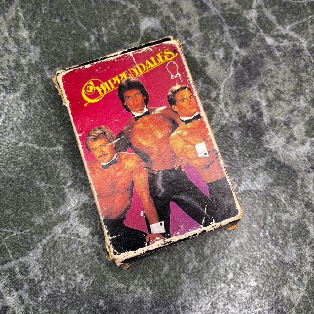 Chippendales 1986 Full Deck of Male Photos on Playing Cards